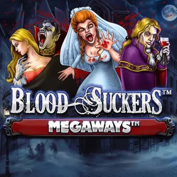Blood Suckers Megaways logo by Red Tiger Gaming at Fridayroll Casino