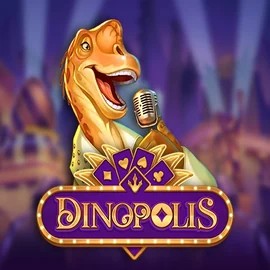 Dinopolis slot logo by Push Gaming at Fridayroll Casino