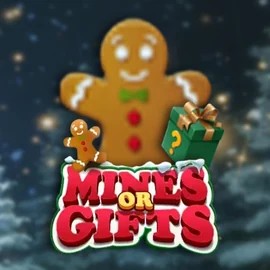 Official Lottery logo: Mines of Gifts by Funky Games at Fridayroll Casino