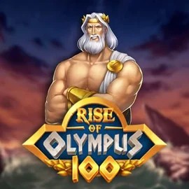 Rise of Olympus 100 logo by Play'n GO at Fridayroll Casino