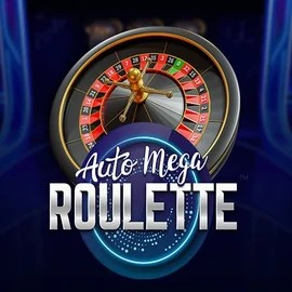 Auto Mega Roulette online game logo by Pragmatic Play on fridayroll-casino.eu