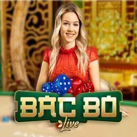 Bac Bo slot logo by Evolution at Fridayroll Casino