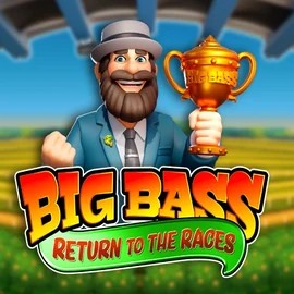 Big Bass Return to the Races slot icon by Pragmatic Play, available at Fridayroll Casino
