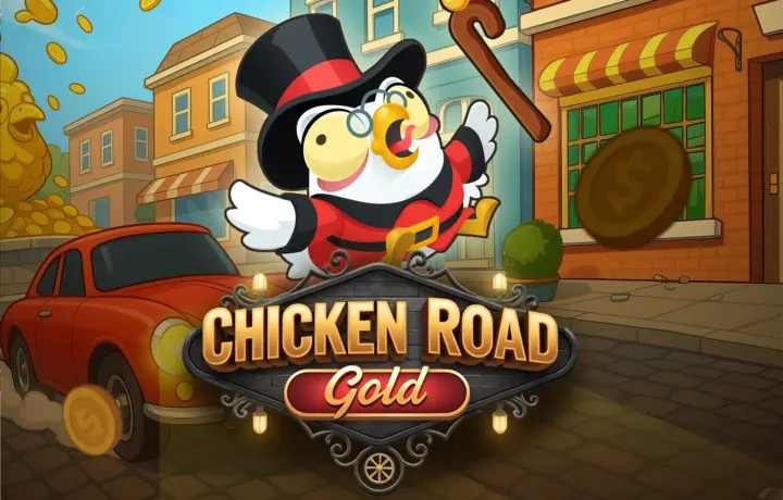 Chicken Road Gold logo by InOut Fridayroll Casino
