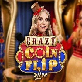 Enjoy Crazy Coin Flip by Evolution – logo hosted on fridayroll-casino.eu