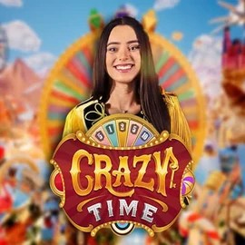 Crazy Time game by Evolution – logo hosted on Fridayroll Casino