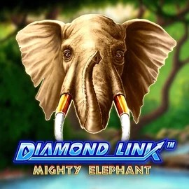Diamond Link Mighty Elephant slot logo by Novomatic at Fridayroll Casino
