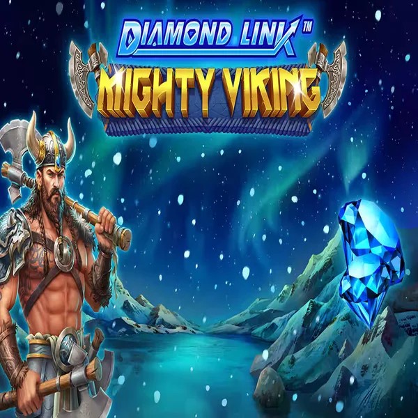Diamond Link Mighty Viking online game logo by Greentube on fridayroll-casino.eu