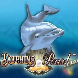 Dolphins Pearl Deluxe casino game by Novomatic – featured logo at Fridayroll Casino
