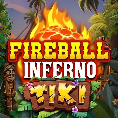 Fireball Inferno Tiki game by NetEnt – logo hosted on Fridayroll Casino