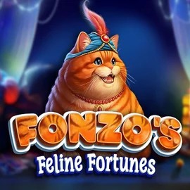 Fonzos Feline Fortunes online game logo by Pragmatic Play on fridayroll-casino.eu