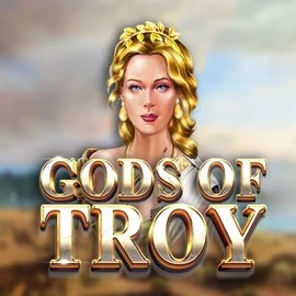 Slots logo of Gods of Troy from Red Tiger Gaming at Fridayroll Casino