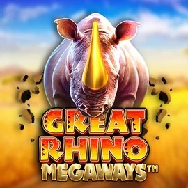 Great Rhino Megaways casino game by Pragmatic Play – featured logo at Fridayroll Casino