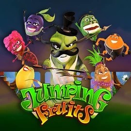 Jumping Fruits slot visual from Wazdan available on fridayroll-casino.eu