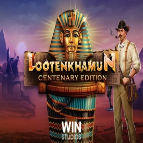 Loot'en Khamun the Dead Sea Scrolls online game logo by Win Studios on fridayroll-casino.eu