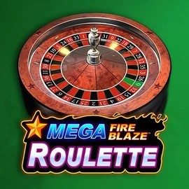 Mega Fire Blaze Roulette by Playtech, showcased at fridayroll-casino.eu – game logo