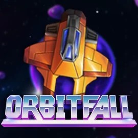 Orbitfall logo by ELK Studios at Fridayroll Casino