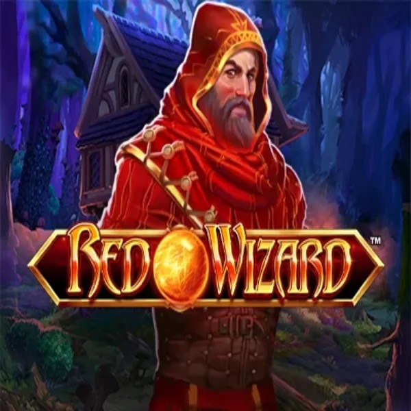 Red Wizard slot logo by Rarestone Gaming at Fridayroll Casino