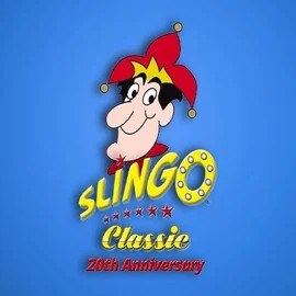 Slingo Classic 20th Anniversary logo – Casino Games by Slingo at Fridayroll Casino