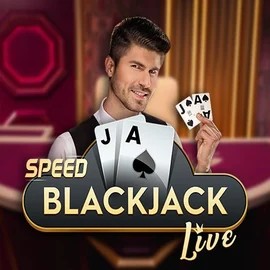 Official Live Casino logo: Speed Blackjack by Pragmatic Play at Fridayroll Casino