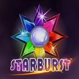 Starburst logo by NetEnt Fridayroll Casino