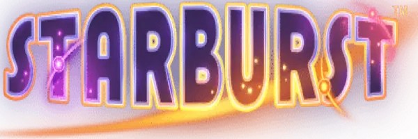 Starburst logo by NetEnt at Fridayroll Casino