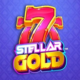 Stellar Gold online game logo by Snowborn Games on fridayroll-casino.eu