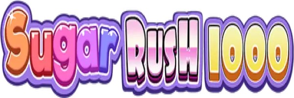 Sugar Rush 1000 logo by Pragmatic Play at Fridayroll Casino