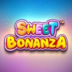 Slots logo of Sweet Bonanza from Pragmatic Play at Fridayroll Casino