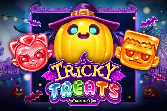 Tricky Treats game by Push Gaming – logo hosted on Fridayroll Casino