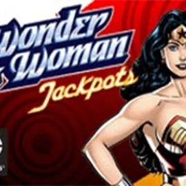 Official Jackpots logo: Wonder Woman Jackpots by Amaya at Fridayroll Casino